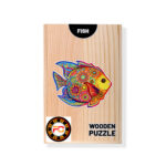 پازل چوبی طرح ماهی